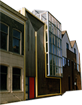 Atelierwoning, studio te koop in de Randstad, aan de rivier.